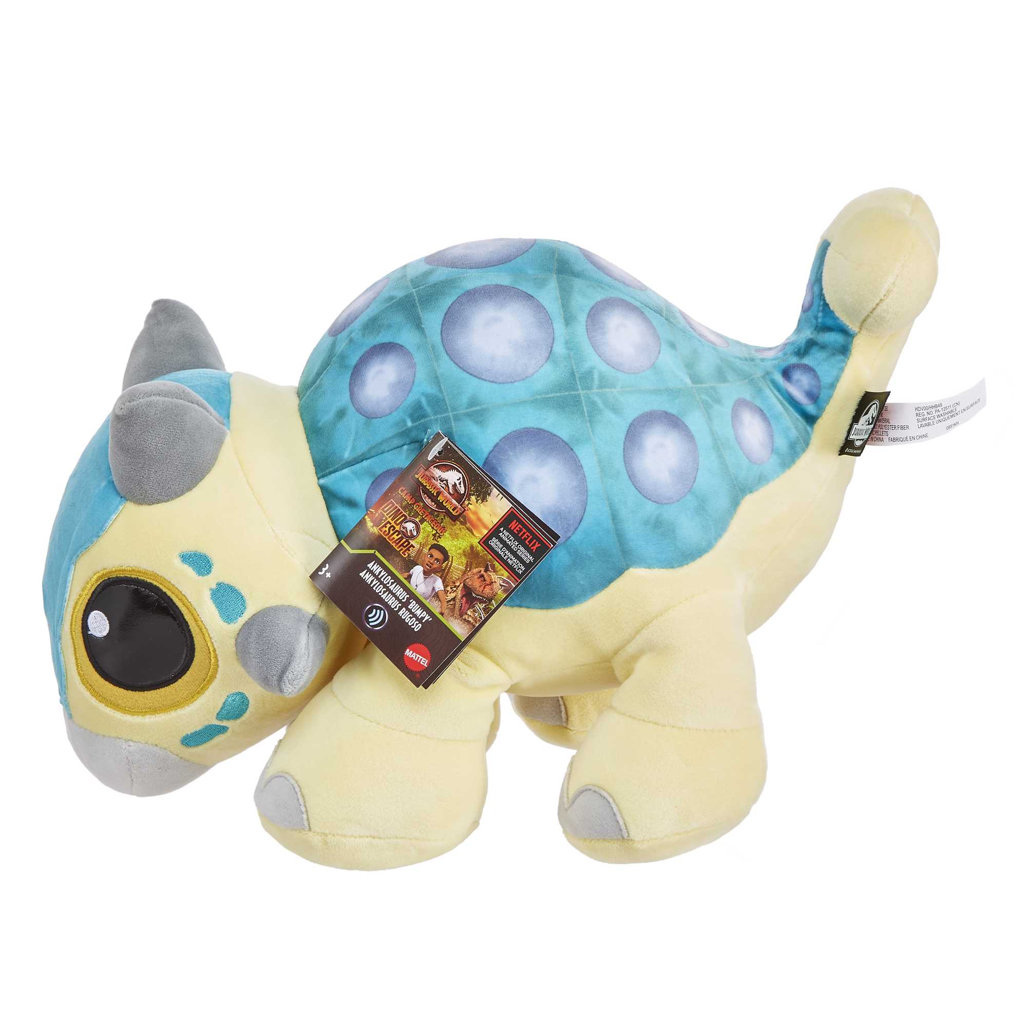 Jurassic World Ankylosaurus 'Bumpy' Plush - Imagen 5