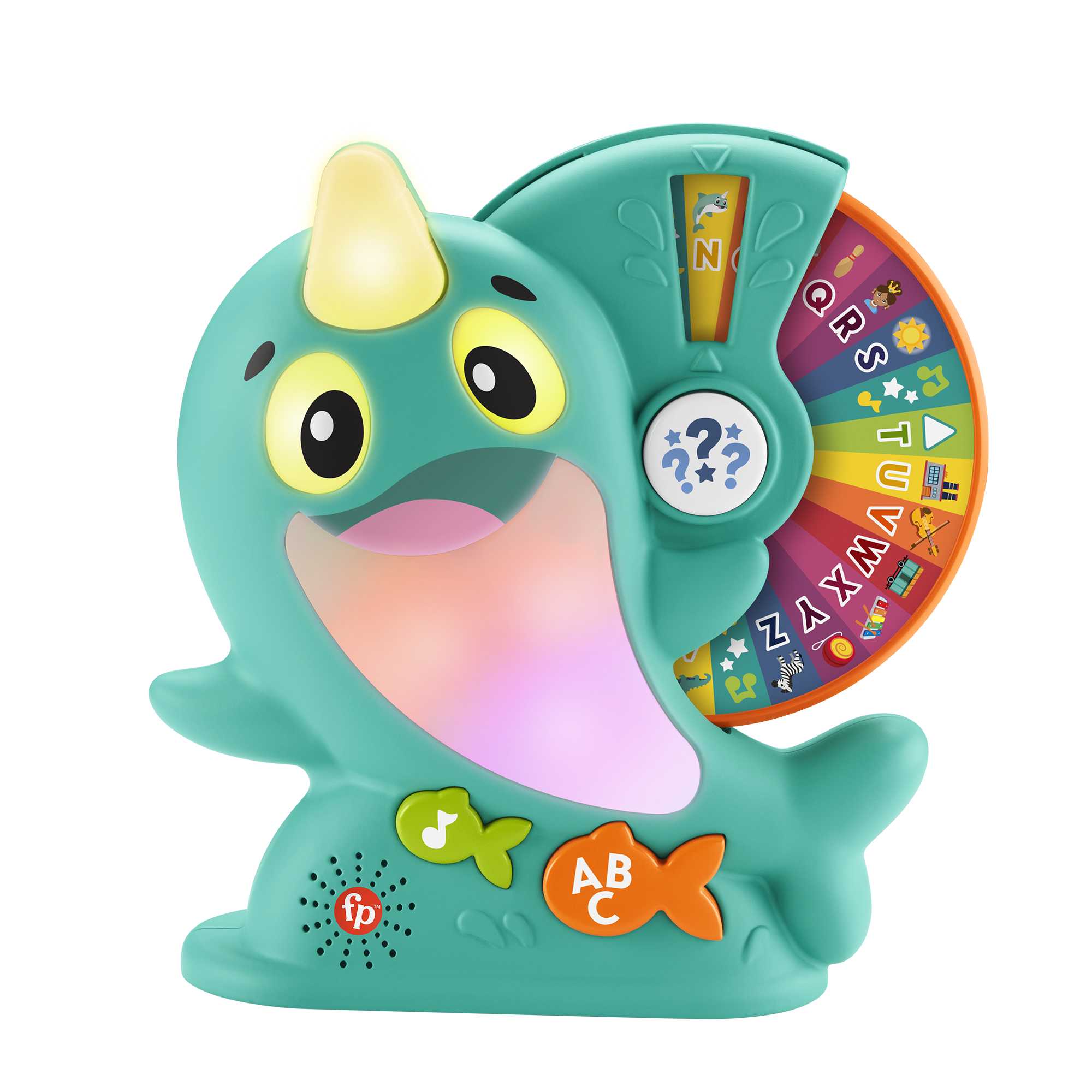 Fisher-Price-Linkimals-Solal Le Narval-Jouet D’Éveil Musical, Français