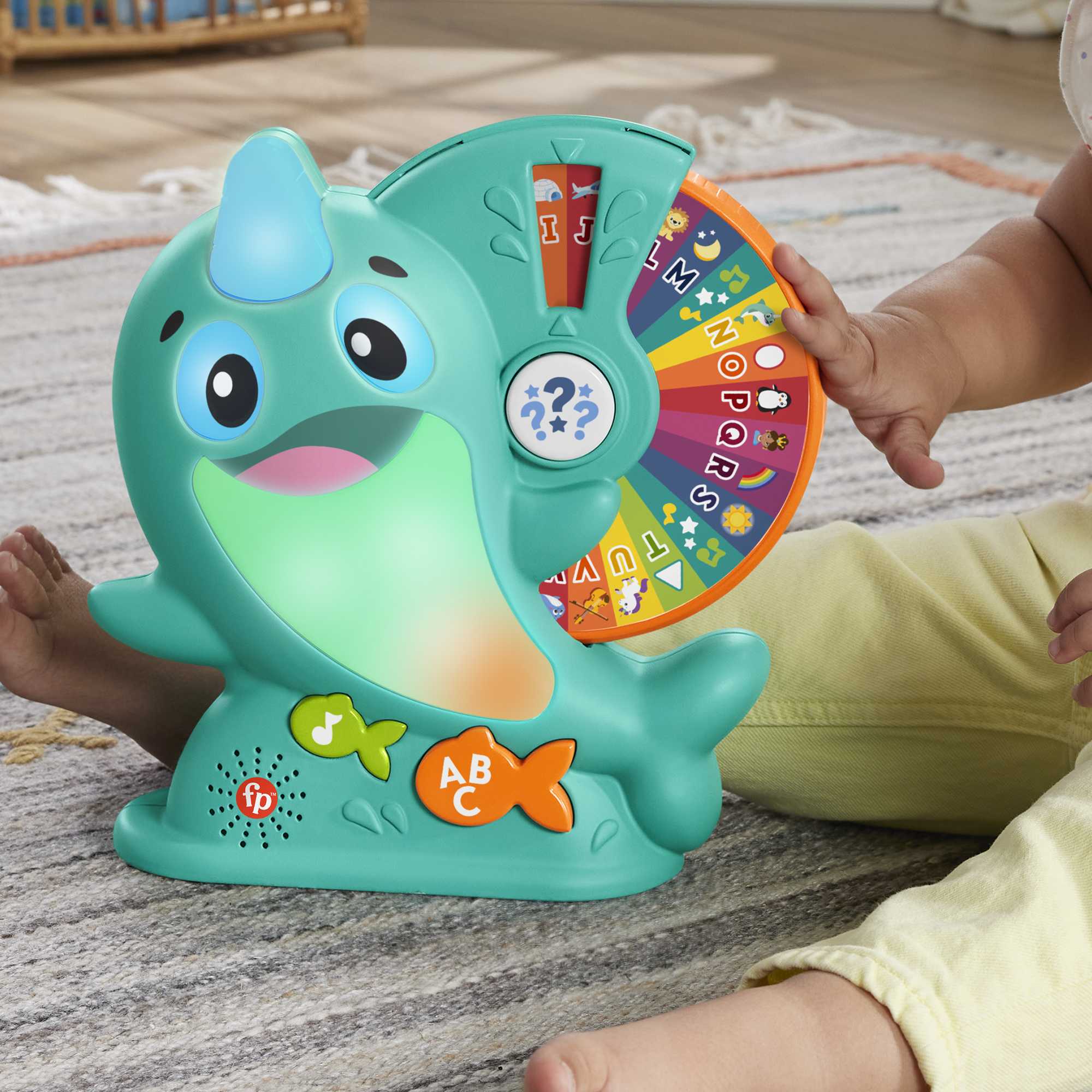 Fisher-Price-Linkimals-Solal Le Narval-Jouet D’Éveil Musical, Français - Imagen 5