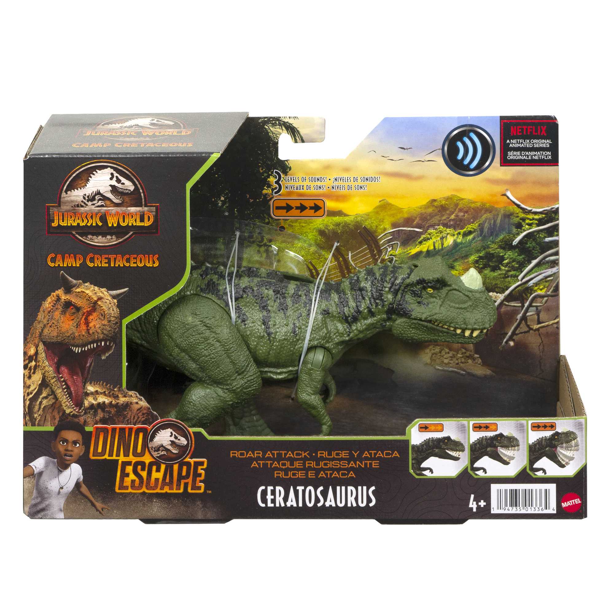Jurassic World Roar Attack Ceratosaurus - Imagen 6