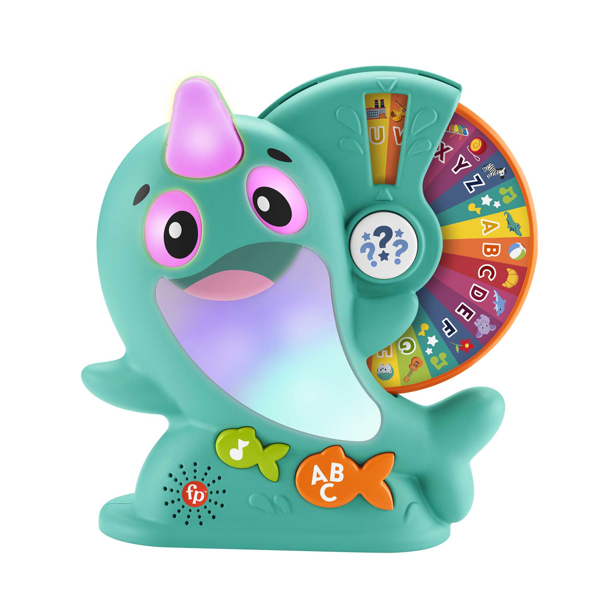 Fisher-Price-Linkimals-Solal Le Narval-Jouet D’Éveil Musical, Français - Imagen 3
