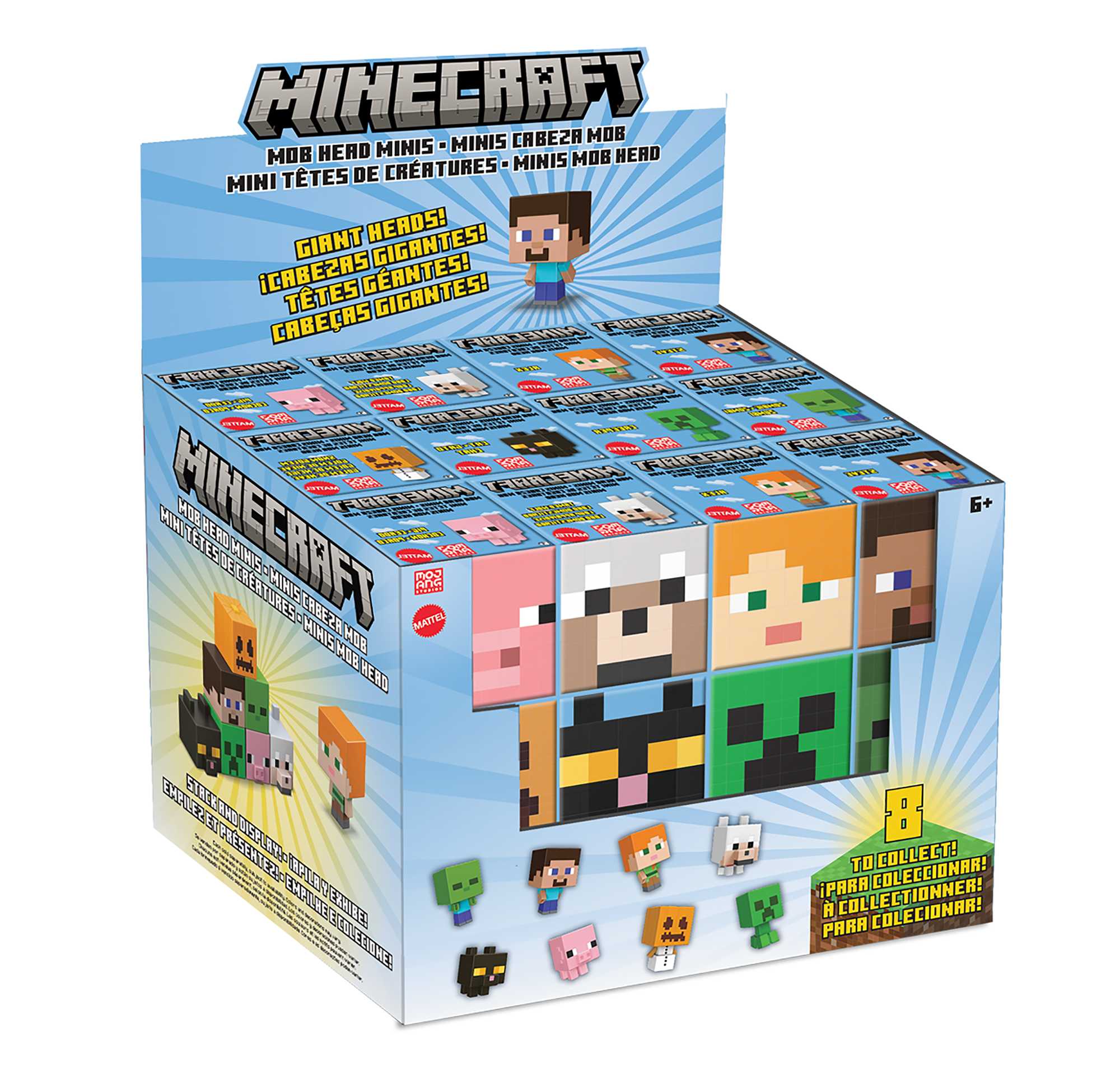 Minecraft - Assortiment Mini-Têtes Modulables - Figurine - 6 Ans Et + - Imagen 6
